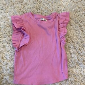 Zara Pink Ruffled Blouse